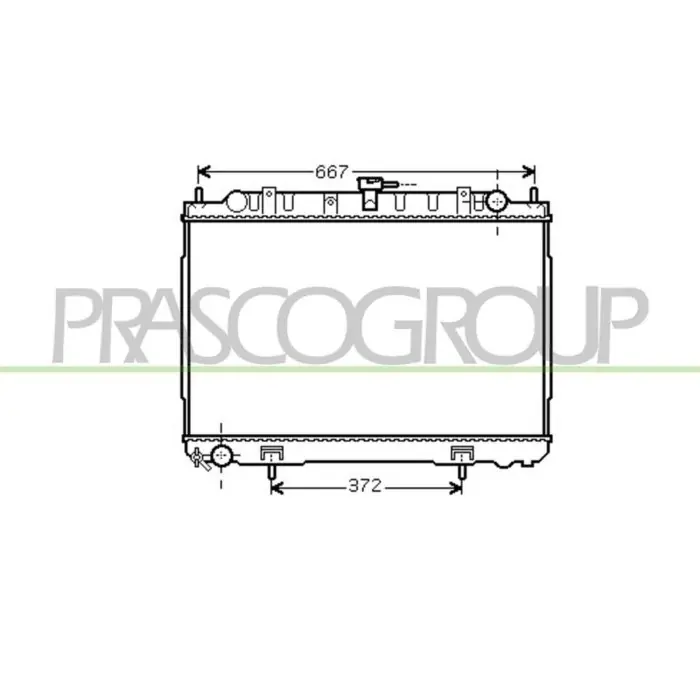 Occasione Radiatore Per Nissan X-trail Dal 2001 Al 2007