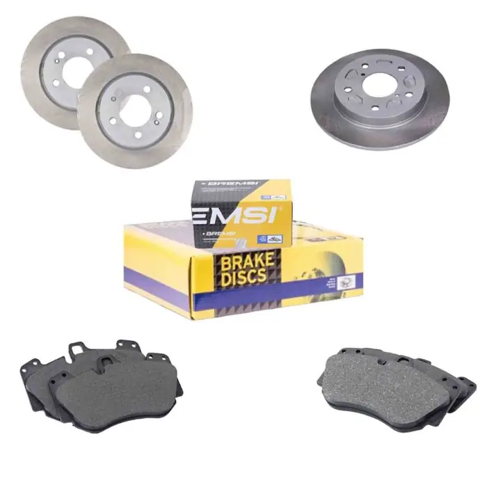 Kit Dischi E Pastiglie Freno 12.6mm Posteriori Honda Civic Vi Fastback 1994-1997 1.6i S.f. Akebono Pieno Professionale