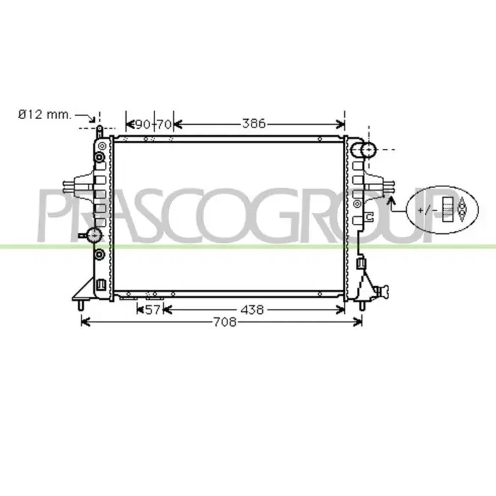 Super Prezzo Radiatore Per Opel/vauxhall Astra G (t98) Dal 1998 Al 2003