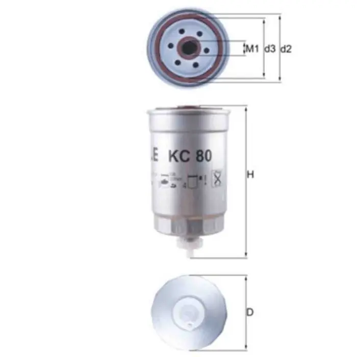 Prezzo Basso Filtro carburante KC 80 KNECHT per PEUGEOT AUDI VW SKODA LAND ROVER