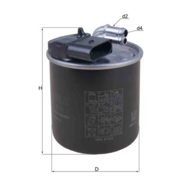 Filtro carburante KL 914 KNECHT per MERCEDES-BENZ Scelto Dai Clienti
