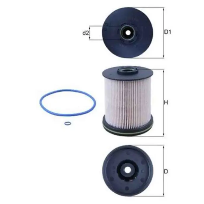 Nuova Collezione Filtro carburante KX 491/1D KNECHT per OPEL