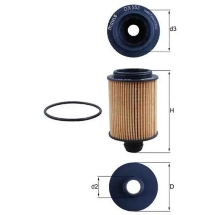 Filtro olio OX 553D KNECHT per PEUGEOT CITROEN FORD OPEL FIAT SUZUKI ALFA ROMEO Prezzo Di Fabbrica