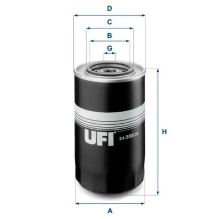 Pagamento Sicuro Filtro carburante 24.308.00 UFI