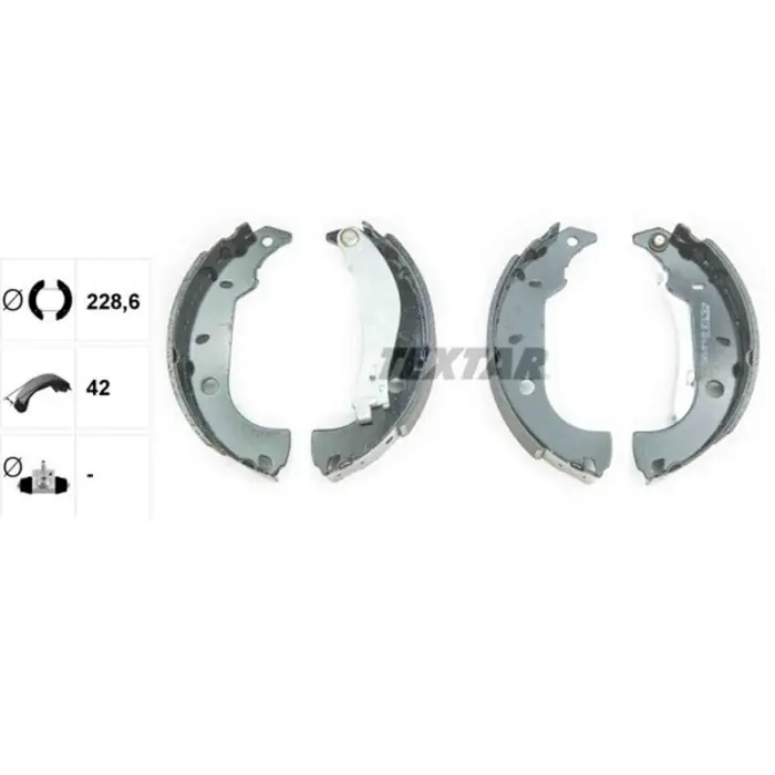 A Buon Prezzo Kit ganasce freno 91037000 TEXTAR per FIAT ALFA ROMEO